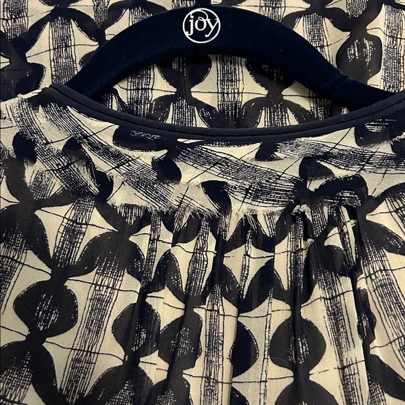 Tory Burch Sleeveless Silk Dress - w faux wrap skirt. Size 8 - Picture 8 of 11